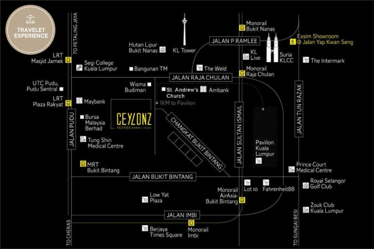 Ceylonz Suite Klcc, Travelet Kuala Lumpur Luaran gambar